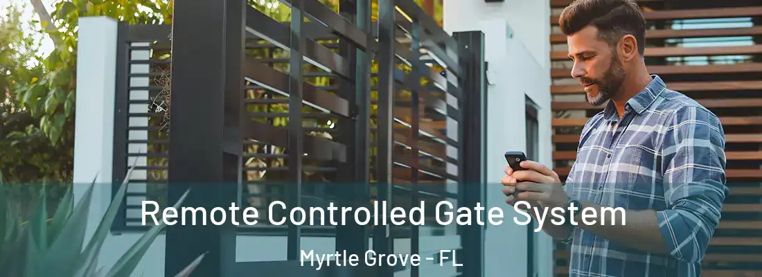  Remote Controlled Gate System Myrtle Grove - FL